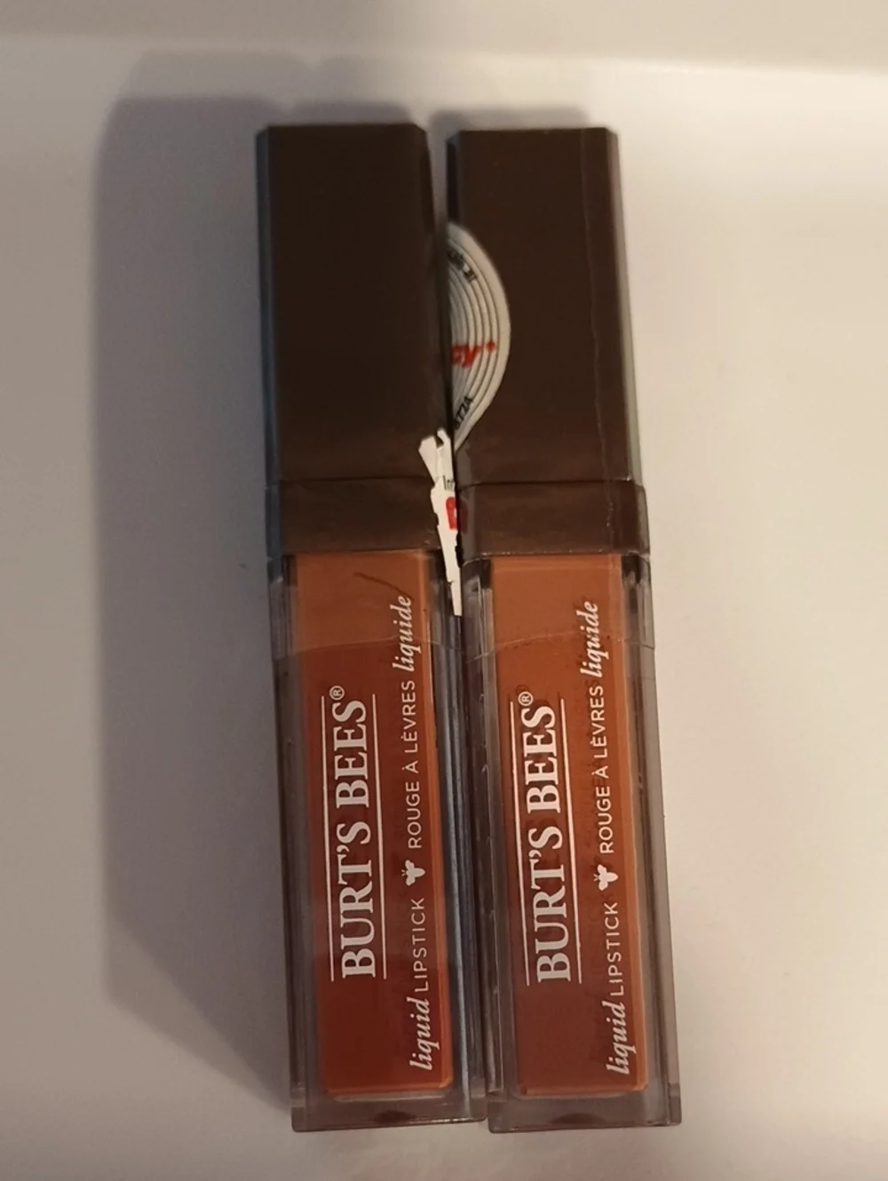 2 x Burt's Bees 100% Natural Moisturizing Liquid Lipstick, 801 Sandy Seas